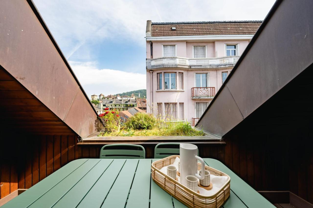 Le Duplex Vaugelas Atypique En Plein Centre Ville Анси Экстерьер фото